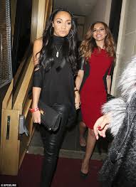 The little mix songstress, 28, praised her boyfriend, also 28. Little Mix S Leigh Anne Pinnock Has Bust Up With Boyfriend At Rapper S Birthday Party Daily Mail Online