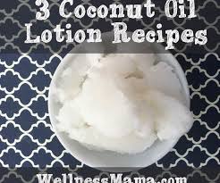 3 natural coconut oil lotion recipes