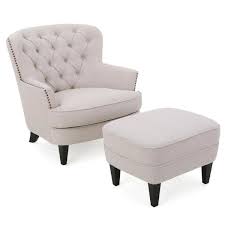 4.5 out of 5 stars 510. Noble House Tafton Natural Fabric Tufted Club Chair And Ottoman Set 10870 The Home Depot