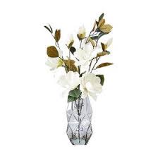 Magnolia In Glass Vase Glass Vase Vase Glass