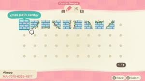 Animal crossing new horizon here to share artist's patterns for your customisation. Christmas Path Ac Newhorizons