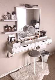 Furniture Dressing Bedroom Mounted Makeup Vanity Design Table Ideas Wall Bedroom In 2020 Small Bedroom Decor Wall Mounted Dressing Table Small Bedroom