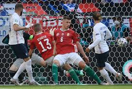 Peter gulacsi drops to his knees after hungary's draw over world champions france. W7 Dmf3jk1pxlm