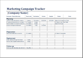 Marketing Campaign Tracker Template Ms Excel Excel Templates Marketing Campaigns Campaign Planning Marketing Strategy Template