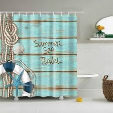 Browse our selection of shower curtains and find the perfect design for you—created by our community of independent artists. Summer Sea Travel Coastal Deck Lifebuoy Shower Curtain Bath Decor Gojeek