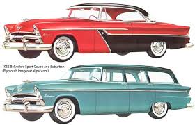 Image result for Black 1955 Plymouth