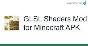 Este es el mod que le permite agregar shaders packs a su minecraft y tener una visión muy real. Glsl Shaders Mod For Minecraft Apk 1 0 Aplicacion Android Descargar