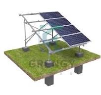 Customized ZAM Steel Solar Brackets With Helical Piles ...