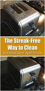Use mild soap (dish soap) and water. How To Clean Stainless Steel Appliances
