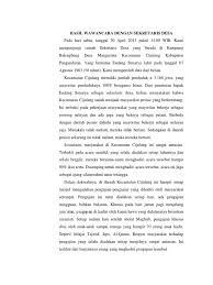 We did not find results for: Hasil Wawancara Dengan Sekretaris Desa Pdf