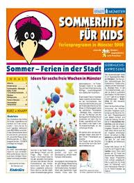 Plakarte für kinderflohmarkt in word muster. Sommerhits Fur Kids Ferienprogramm In Munster Stadt Munster