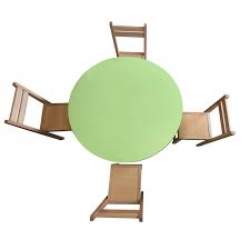 Best toddler table and chair sets. Kids Round Table And 4 Chairs Green