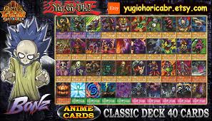 Bonz Orica Deck Yugioh Anime Cards Yugioh Cards Yugioh Cards