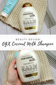 Lightweight hair lotion that nourishes and repairs damaged hair. Beauty Review Ogx Coconut Milk Shampoo Michelle Locke