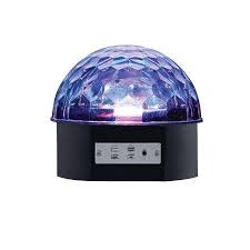 Alsy 6 In Black Led Music Party Light Walmart Com Led Party Lights Party Lights Blue Led Lights