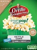 Jolly time 100 calorie healthy pop kettle corn microwave popcorn 1.2 oz, 10 ct. Orville Redenbacher S Smart Pop Kettle Corn Popcorn 12 Ct 1 16 Oz Qfc