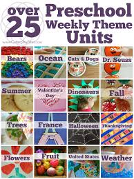 Preschool Weekly Theme Units Preschool Weekly Themes Preschool Lesson Plans Preschool Units Themes