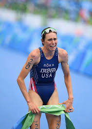 Places in both men's and women's events are allocated to countries on the basis of results in competitions designated by the international triathlon union. Gwen Jorgensen Showing Her Emotions As She Won Gold During The Women S Triathlon Triathlon Women Female Athletes Female Swimmers