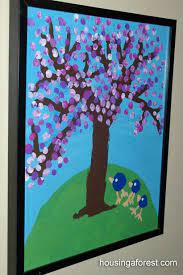 spring tree housing a forest spring tree art tree art spring tree
