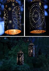 Punched Tin Light Lantern Primitive Rustic By Theuglybarnfarm Tin Can Lanterns Tin Can Lights Can Lanterns