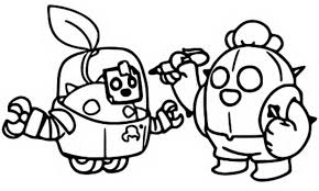 Spike Brawl Stars Para Colorear