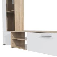 Composé d'un banc tv + 5 rangements a porte abattante dont 3 vitrées + 1 niche et 1 étagère. Cdiscount Com En 2020 Meuble Tv Mural Meuble Tv Mobilier De Salon