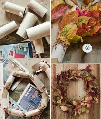 Einfacher Turkranz Fur Den Herbst Bastel Herbst Basteln Herbst Basteln Mit Kindern Winter