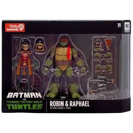 DC Teenage Mutant Ninja Turtles Batman vs TMNT Robin Raphael Exclusive  Action Figure 2-Pack DC Collectibles - ToyWiz