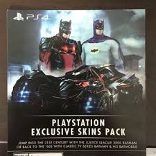 (incase ur wondering yes i tweaked the color scheme a little bit to brighten up the suit lol) justice league: Batman Arkham Knight Playstation 4 Exclusive Skins Pack Dlc Ps4 æ¸¸æˆ Gameflip