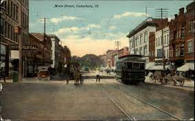 Charley describes galesburg as a quiet, simple and peaceful place with big old frame houses, huge lawns and tremendous trees. Hicks Car Works The Galesburg Streetcar Story