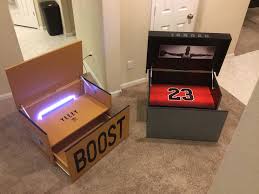 Double Trouble Sneakerheadshoebox Giantshoeboxstorage Hugeshoebox Sneaker Storage Box Giant Shoe Box Shoe Box Diy