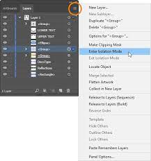 General principles script to unlock all layers in the illustrator file. How To Use Isolation Mode In Adobe Illustrator Webucator
