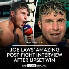 What a post-fight interview from Joe Laws ⚫⚪