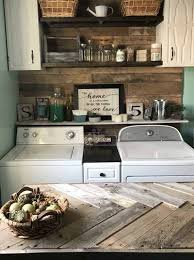 This is a beautiful kitchen island entirely made out of pallet wood! Diy Pallet Wall Laundry Room Makeover On A Budget Amanda Seghetti