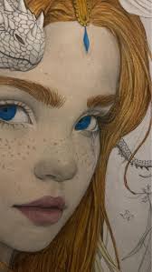 Y'all how do I fix the face 😭😭😭 Book:Mythogoria:Fairy Nightmares by  Chellie Carroll