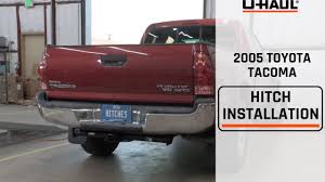 With towing package 2948 kg (6500 lb.) : 2005 Toyota Tacoma Trailer Hitch Installation Youtube