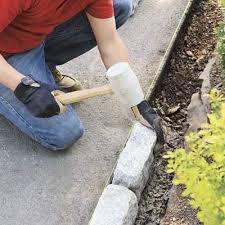 Edging flower bed with concrete blocks. 13 Best Belgian Block Ideas In 2021 Belgian Block Driveway Edging Asphalt Driveway