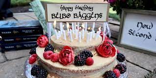 What was bilbo's birthday speech in the book the lord of the rings by j. Bake Bilbo S Birthday Cake From His Long Expected Party In Lord Of The Rings The Fellowship Of The Ring Popcorner Reviews