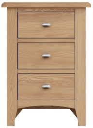 £169.99 £159.99 finance from £4 p/m* minimum spend £500. Eva Light Oak 3 Drawer Bedside Cabinet Cfs Furniture Uk