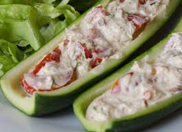 Courgettes Farcies Froides Au Thon Ww Plat Et Recette Courgettes Farcies Recette Entree Froide Recettes De Cuisine