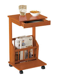 Rolling Side Table Homemade Furniture Table Decor Living Room Simple Furniture