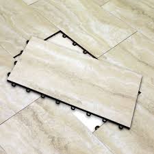 Carpet tiles are an incredible invention that makes life super easy for families and even businesses. D I Y Easy Basement Floor Basement Tiles Sahara Beige Slate 2 Sq Ft Per Tile Ebay
