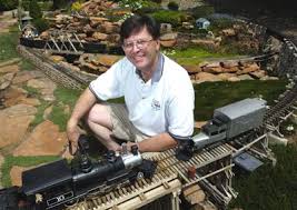 Chug through a tiny landscape