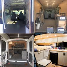 Vanlife Customs Transit Camper Van Conversion Before And After Vanlife Ford Transit Camper Conversion Van Life Transit Camper