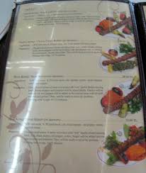 Menu Picture Of Hamdi Restaurant Istanbul Tripadvisor