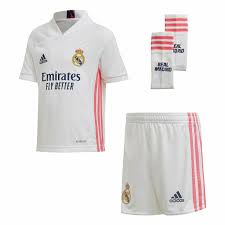 Real madrid official 20/21 female away jersey. Adidas Real Madrid 2020 2021 Toddler Home Soccer Jersey Kit New White Pink For Sale Online