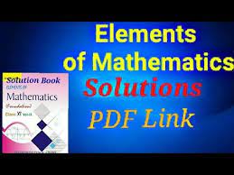 The bsap is provided subject wise model question papers at the official website and the state leading educational websites of sakshi education and eenadu pratibha also published ap ssc model paper 2022 with solutions suggested by subject experts of the state for all subjects in chapter wise to both medium students. Elements Of Mathematics Class 11th Solution Ch Complex Numbers Element Of Mathematics Foundation Youtube