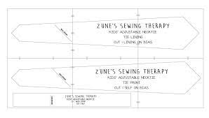 Necktie Free Printable Sewing Patterns
