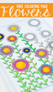 Hope esperanza bird pájaro more. Flower Coloring Page For Adults Trail Of Colors