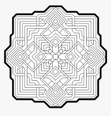 Free printable mindfulness colouring sheets. Geometric Adult Coloring Pages Geometric Pattern Mandala Pages Hd Png Download Kindpng